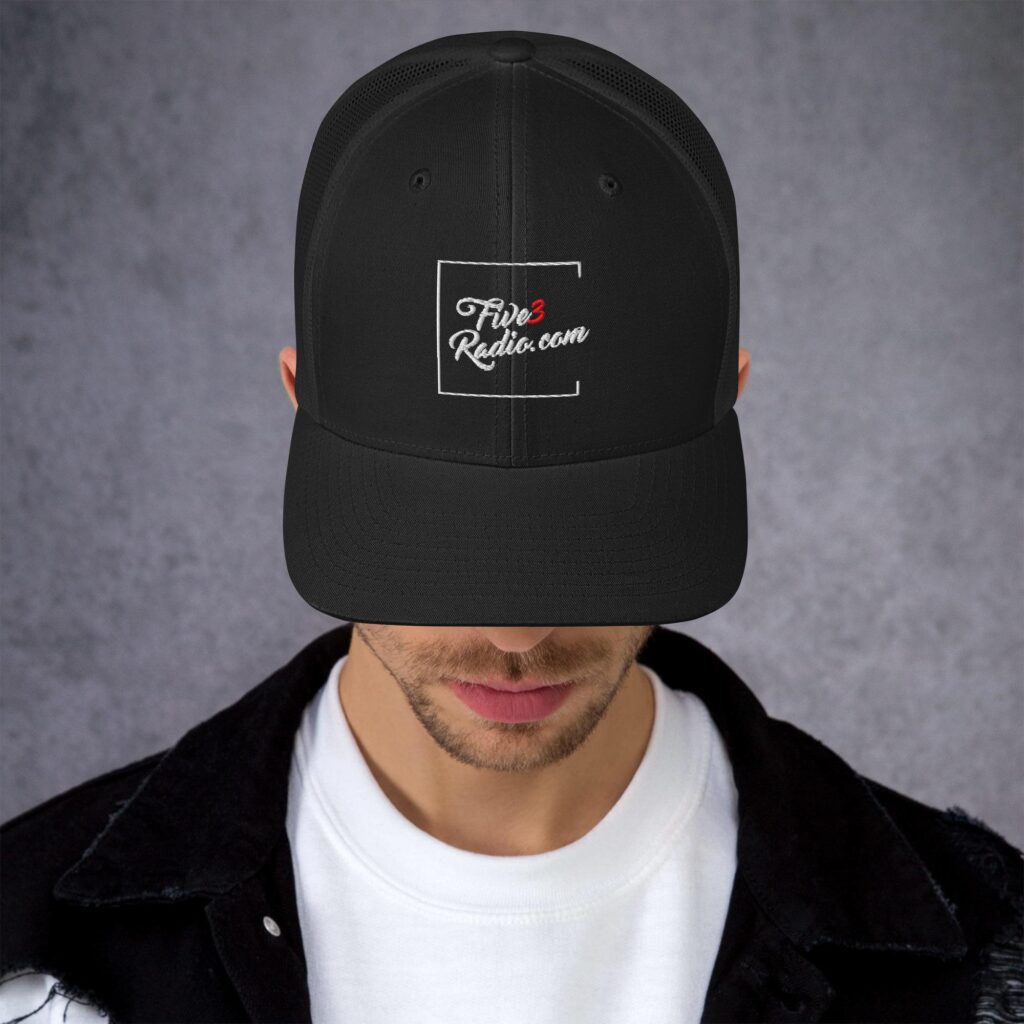 Five 3 Radio trucker cap