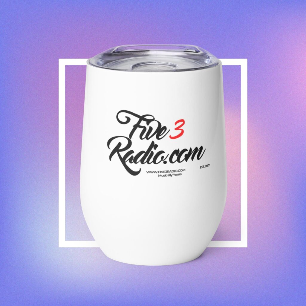 Five 3 Radio wine tumbler